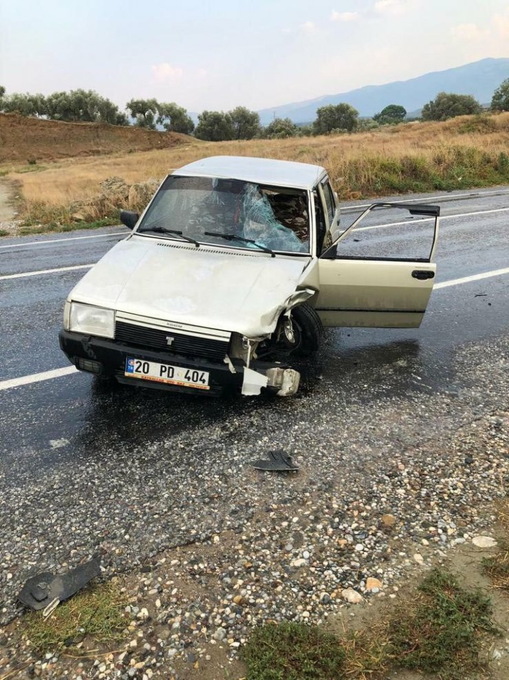Aydın’da otomobil ile çarpışan motosiklet sürücüsü öldü