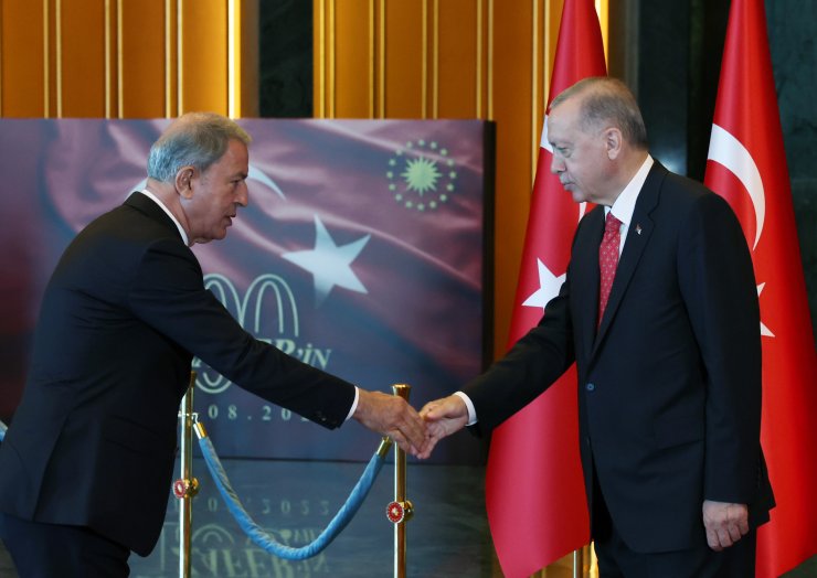 Cumhurbaşkanı Erdoğan, 30 Ağustos tebriklerini kabul etti