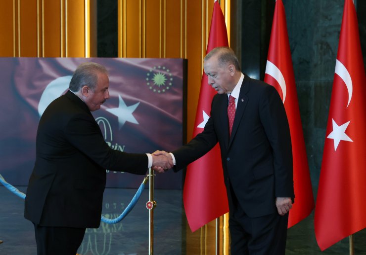 Cumhurbaşkanı Erdoğan, 30 Ağustos tebriklerini kabul etti