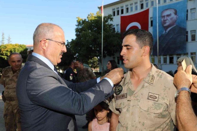 Elazığ İl Jandarma Komutanlığında rütbe terfi töreni düzenledi