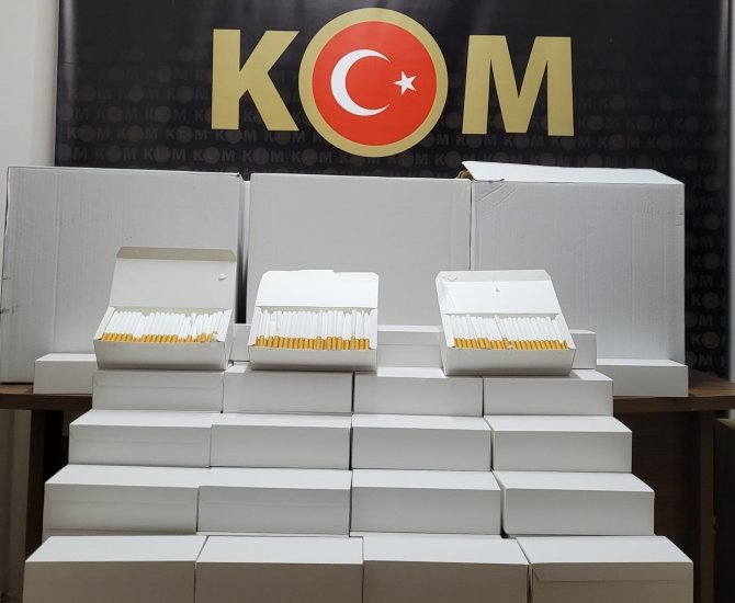 Malatya’da 210 bin kaçak makaron ele geçirildi