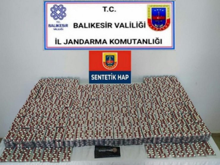 15 bin 560 sentetik uyuşturucu hap ele geçirildi