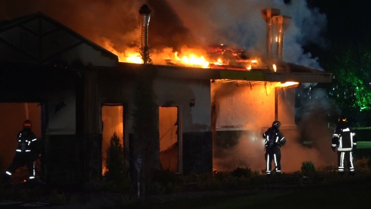 Bursa'da çiftlikte çıkan yangında kundaklama iddiası