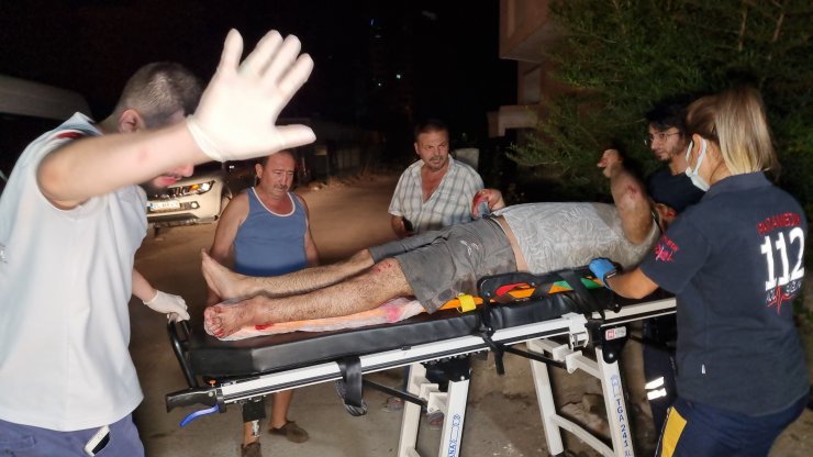 Hırsızlık şüphelisi, damdan düşerek yaralandı