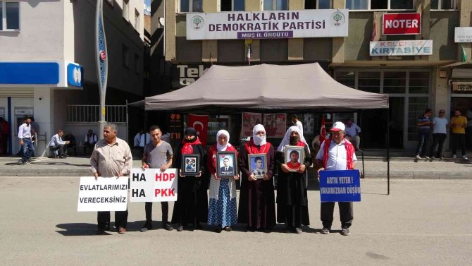 Muş’ta annelerin evlat nöbeti 71. haftaya girdi