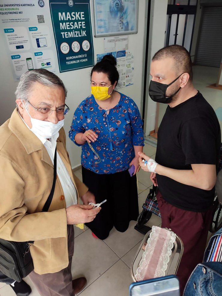 Nakil öncesi hastanede evlenmişti; taburcu oldu