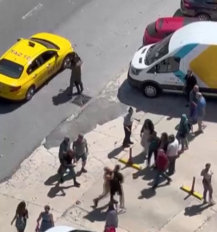 Yumruklu taksimetre kavgası