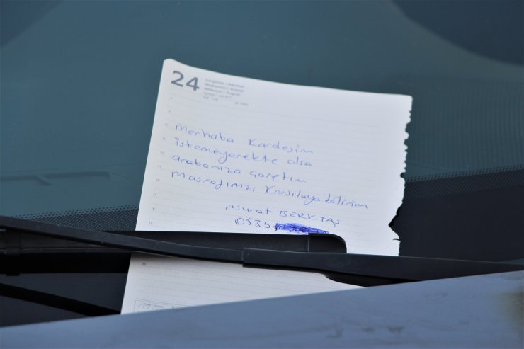 Sileceğe bırakılan kağıdı ceza sandı, gerçek başka çıktı