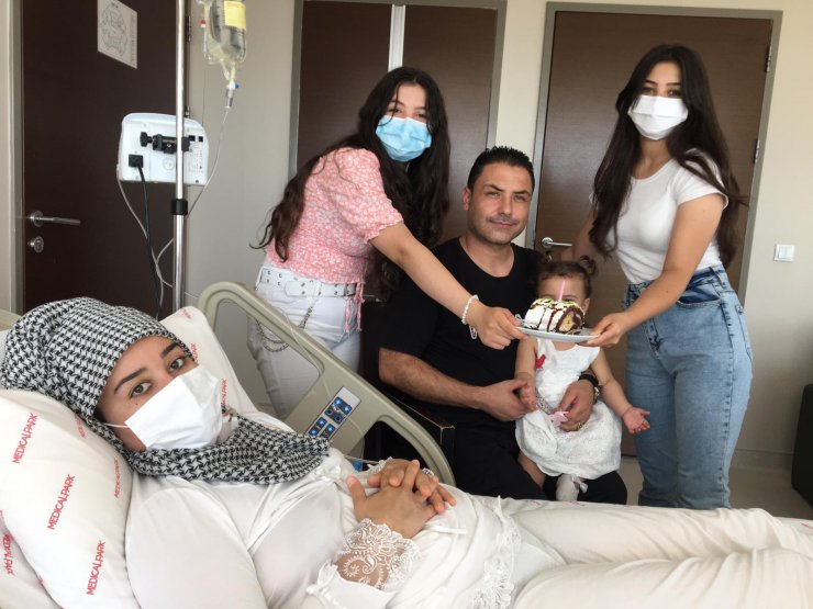Kızı ve eşinin doğum gününde yeniden doğdu