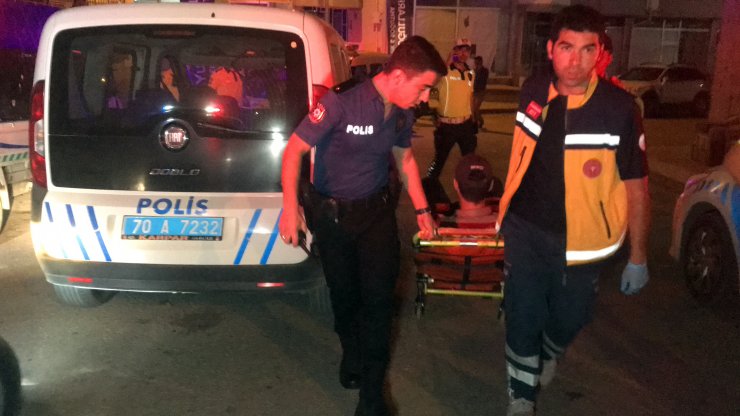 'Dur' ihtarında bulunan bekçiye çarpıp kaçtı