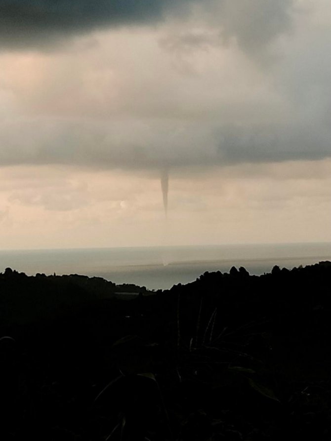 Düzce'de hortum paniği