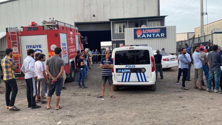 Tel sarma makinesine kapılan işçinin öldüğü anların görüntüleri ortaya çıktı