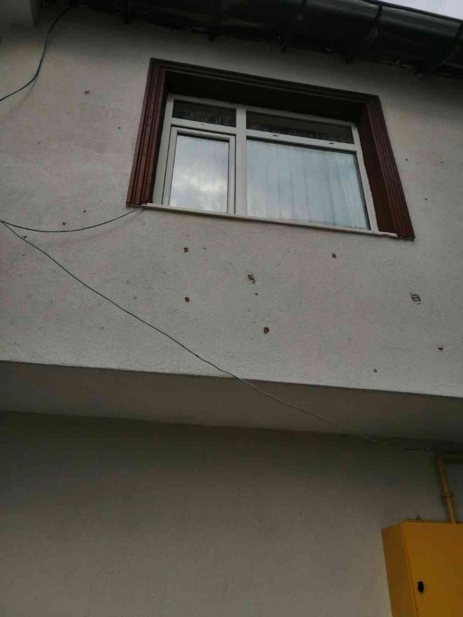 Yumurta büyüklüğünde yağan dolu maddi hasara neden oldu