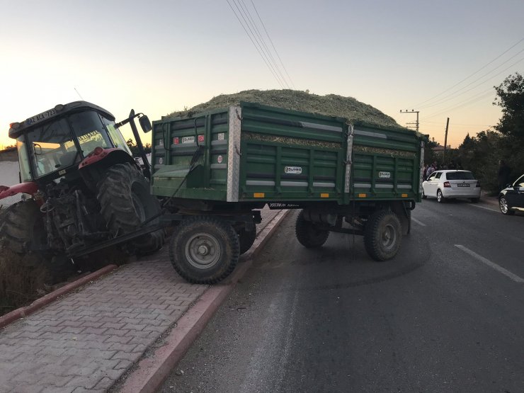 Konya'da traktör ile elektrikli bisiklet çarpıştı: 1 ölü, 1 yaralı