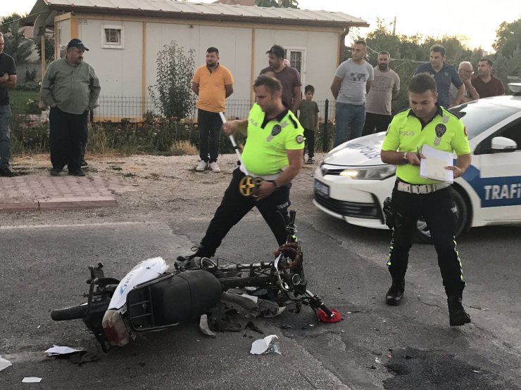 Konya'da traktör ile elektrikli bisiklet çarpıştı: 1 ölü, 1 yaralı