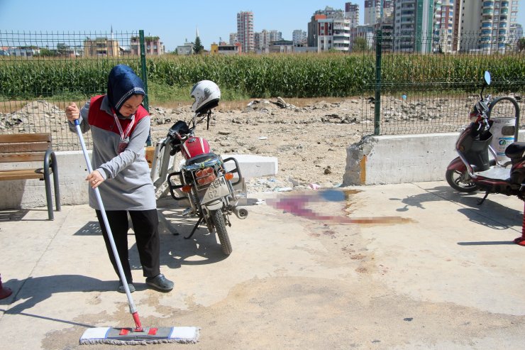Sağlık raporuna götürülürken kaçan şüpheliyi takip eden polis memuru, kazara kendini vurdu