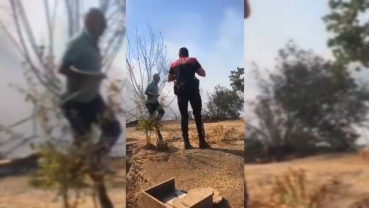 Hurda deposunda çıkan yangın, büyümeden söndürüldü