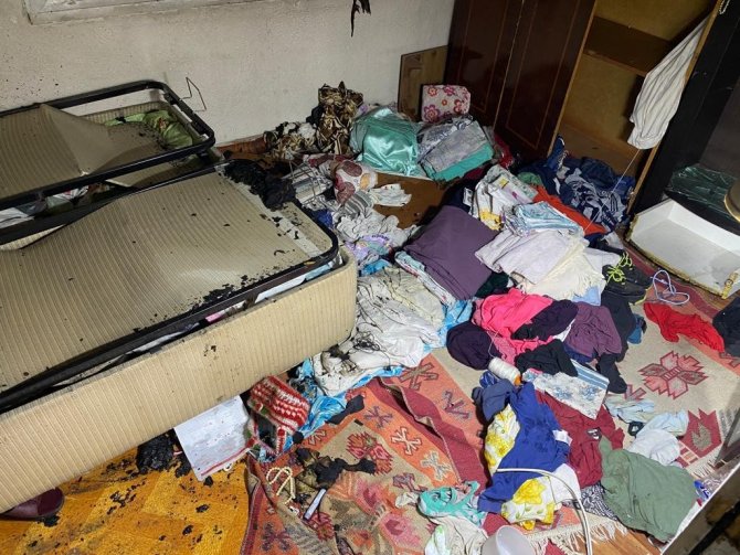 Yangında 1 kişi dumandan etkilendi