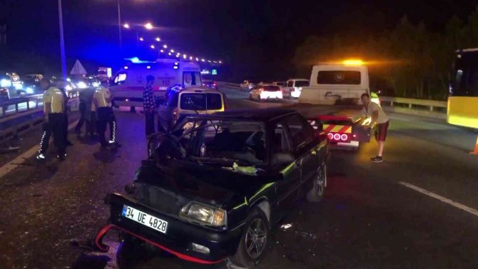 Alkollü sürücü seyir halindeki araca arkadan çarptı: 1 yaralı