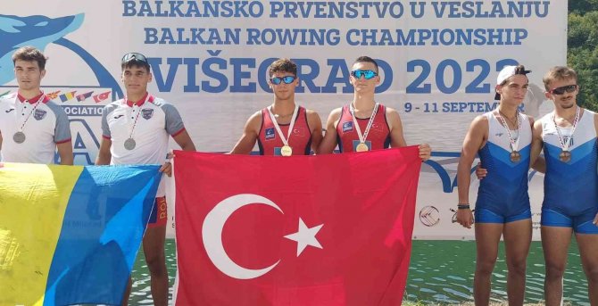 Kürek milli takımı Balkan şampiyonu oldu