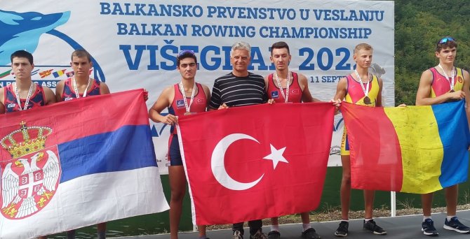 Kürek milli takımı Balkan şampiyonu oldu