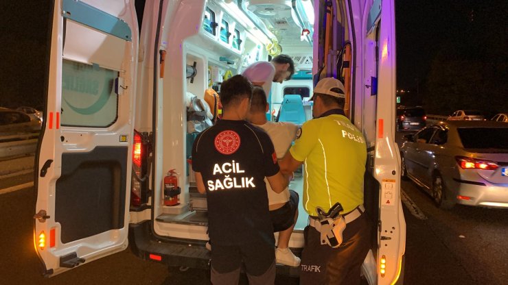 TEM Otoyolu'nda alkollü sürücü kazaya yol açtı: 2 yaralı