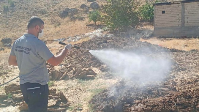 İlaçlama çalışmaları devam ediyor