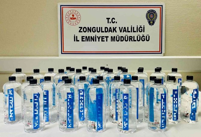Zonguldak’ta etil alkol ve makaron ele geçirildi