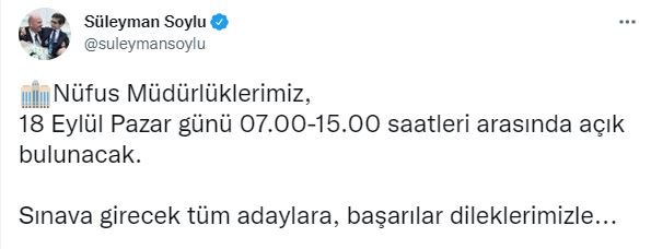 Bakan Soylu'dan 'KPSS' açıklaması