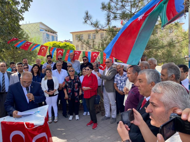 Sınır kenti Iğdır'da Ermenistan protestosu