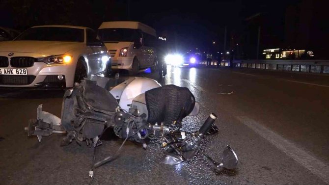 Feci kaza! Motoruyla ölüme böyle gitti