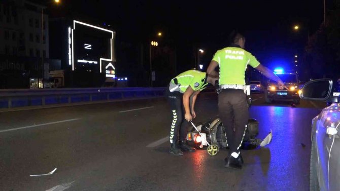 Feci kaza! Motoruyla ölüme böyle gitti