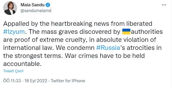 Moldova’dan Rusya’ya kınama