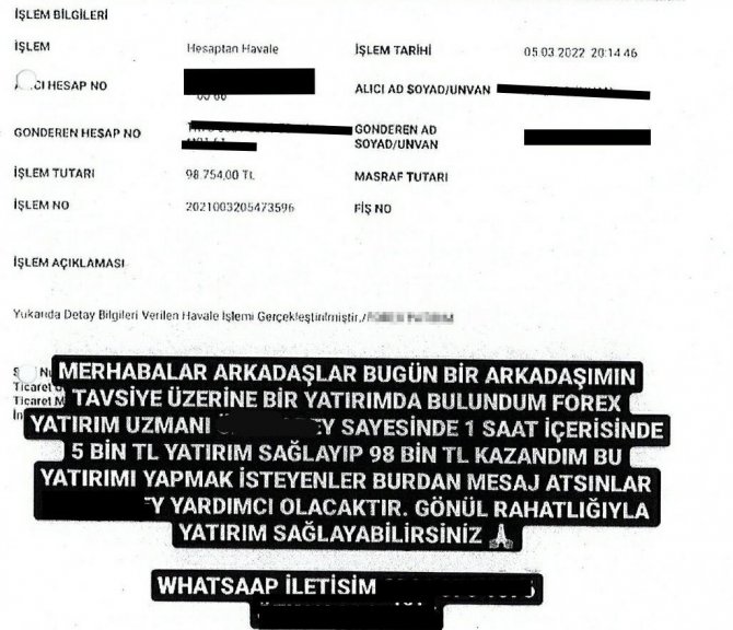 "Forex" yöntemiyle dolandırıcılık operasyonuna 5 tutuklama