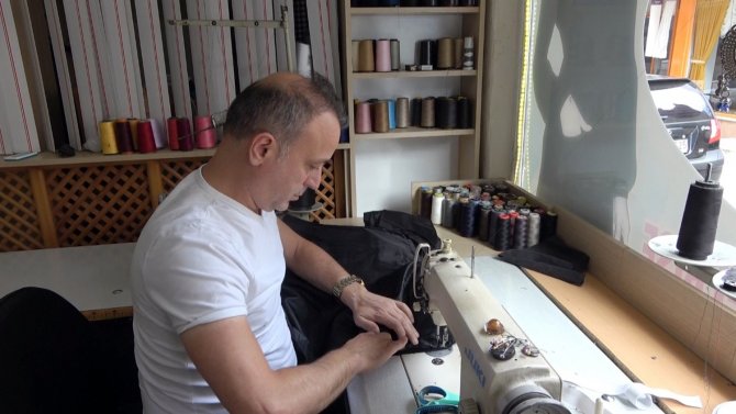 Kış sezonu öncesi terzilerde yoğunluk başladı