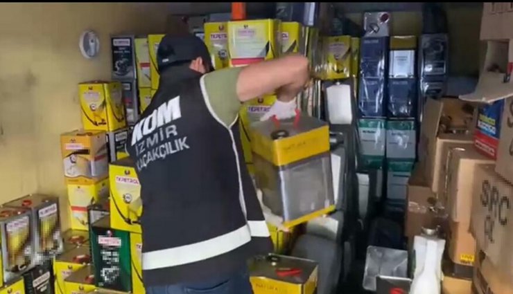 İzmir'de 38 ton karışımlı akaryakıt ele geçirildi