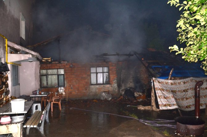 Osmancık’ta korkutan yangın