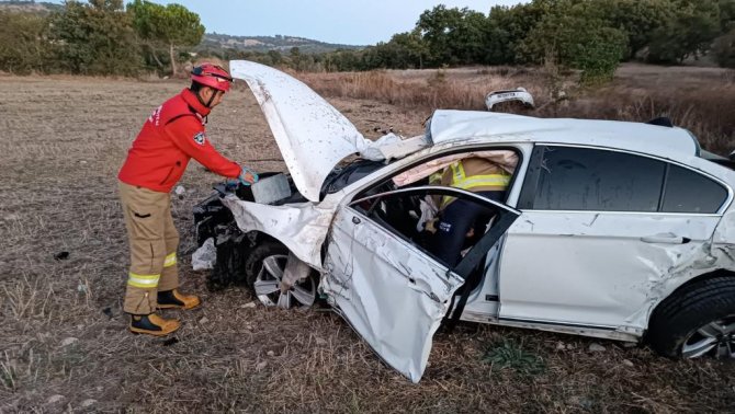 Dursunbey’de feci kaza: 1 ölü, 2 yaralı