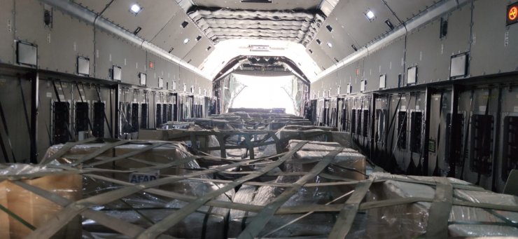 Pakistan'a destek sürüyor, 14'üncü uçak havalandı