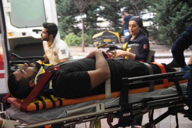 4 metre yükseklikten düşen şahıs yaralandı