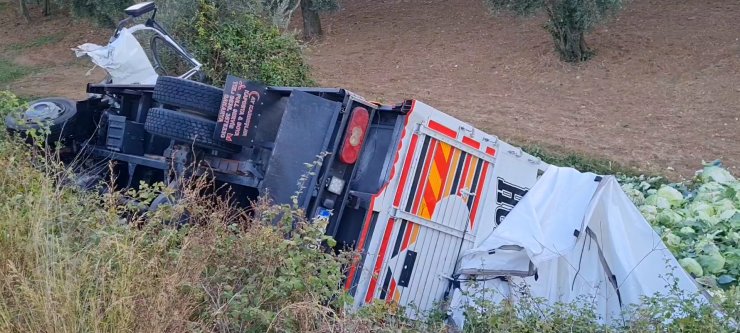 Kamyonet ile hafif ticari araç kafa kafaya çarpıştı: 7 yaralı
