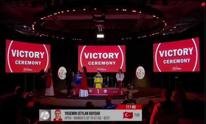 Meram Belediyespor Para Halter Avrupa Şampiyonasında tarih yazdı