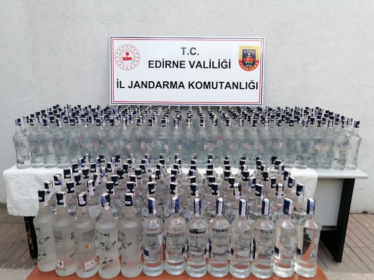 307 litre kaçak içki ele geçirildi