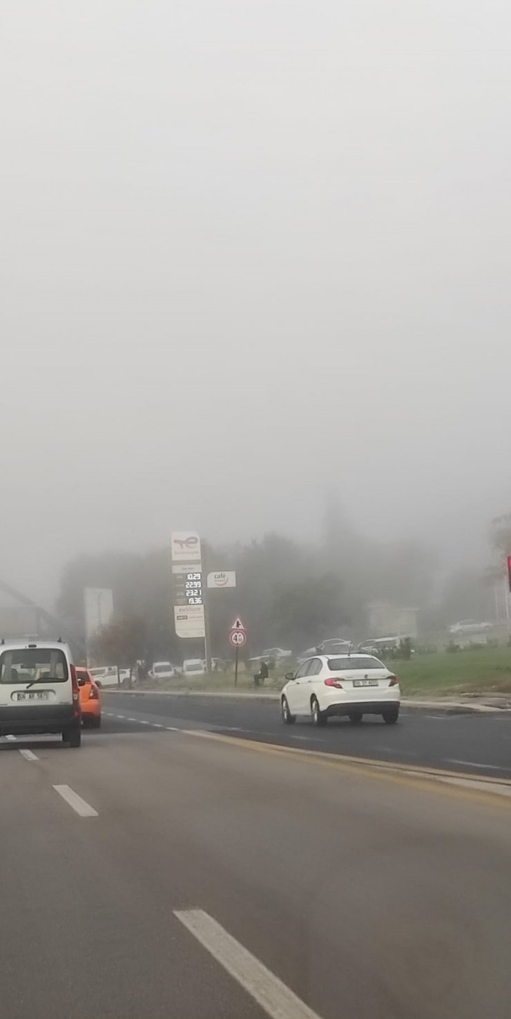Ankara'da yoğun sis