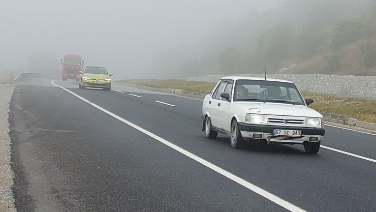 Bolu Dağı geçişinde yoğun sis