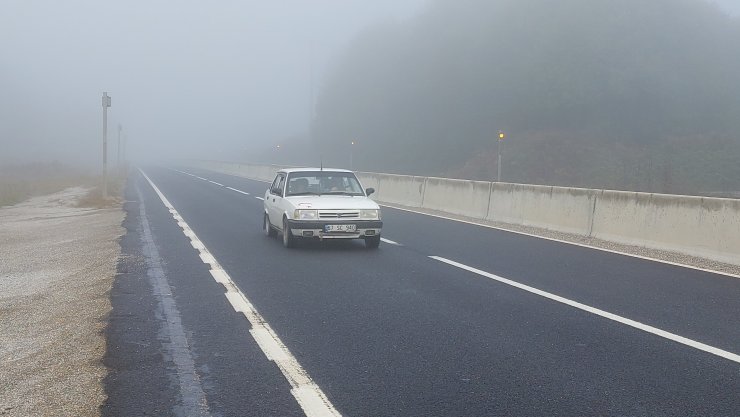 Bolu Dağı geçişinde yoğun sis