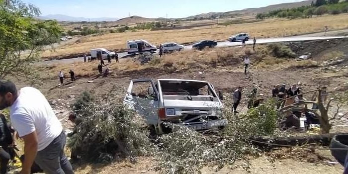 Kamyonet şarampole devrildi: 5 yaralı