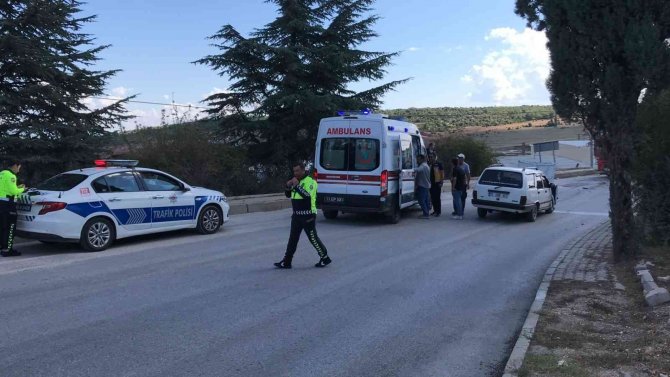 Yaşanan trafik kazasında 1 kişi yaralandı