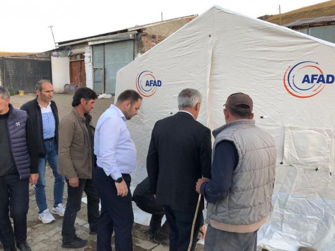 AK Parti Ardahan İl Başkanı Koç, deprem bölgesinde