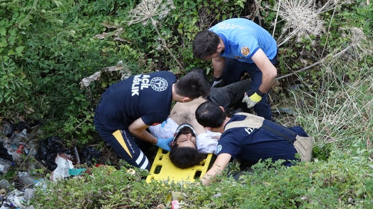 Bursa manzarası izlerken 10 metreden düştü